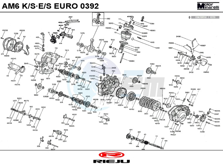 ENGINE  AM6 K/S E/S 0392 blueprint