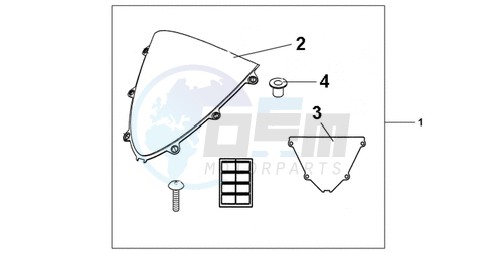 WINDSCREEN CLEAR blueprint