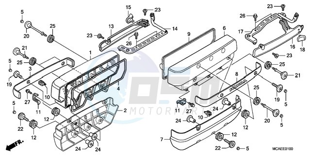 CYLINDER HEAD COVER blueprint