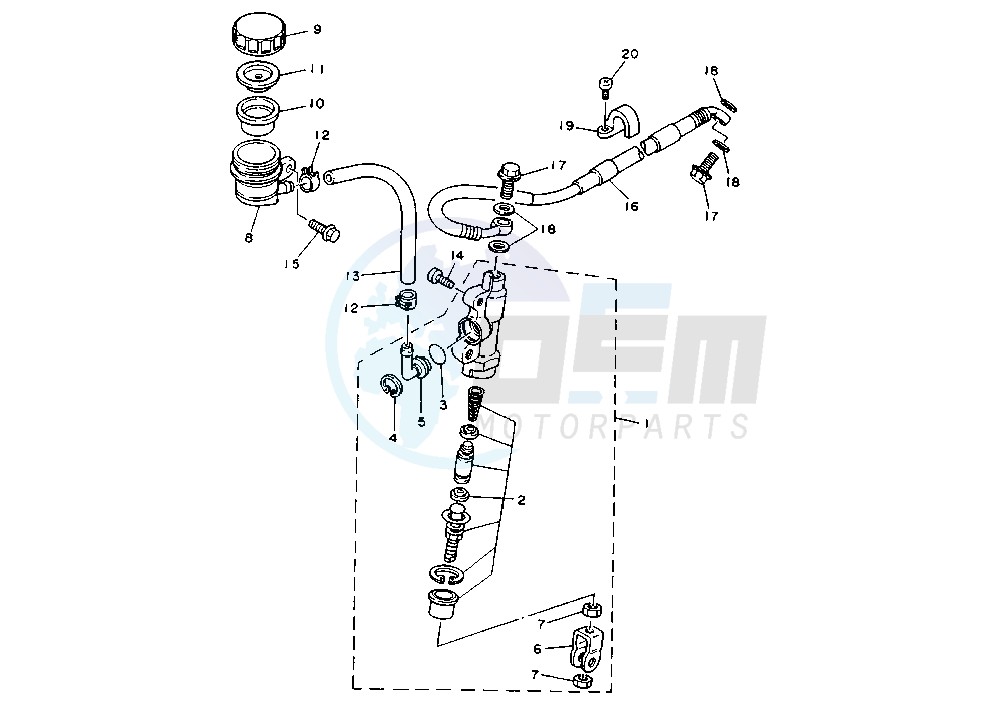 REAR MASTER CYLINDER image