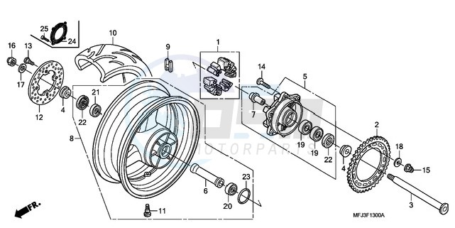 REAR WHEEL blueprint