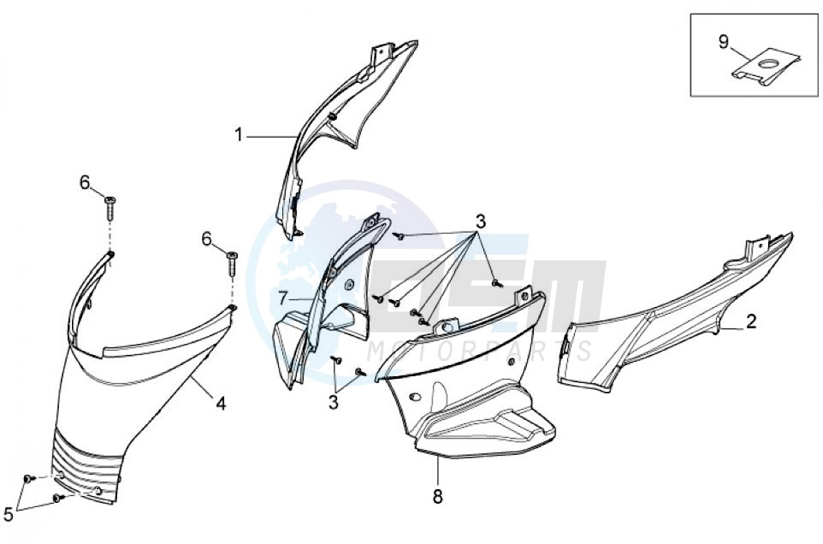 Floor panel II (Positions) blueprint