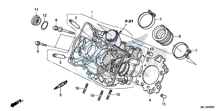 CYLINDER HEAD image