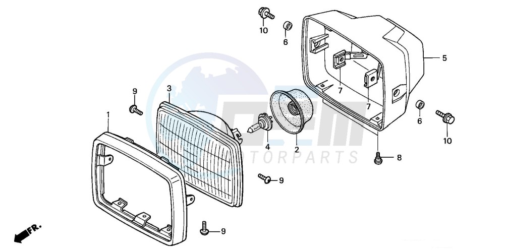 HEADLIGHT (2) blueprint