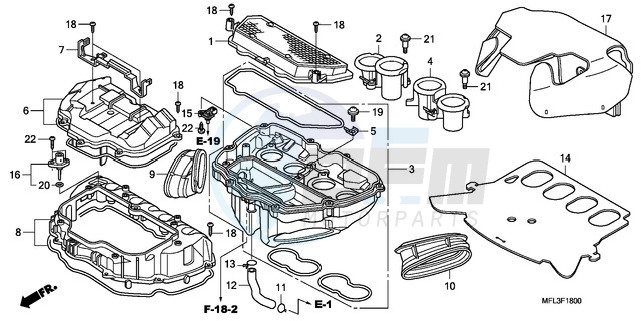 AIR CLEANER blueprint