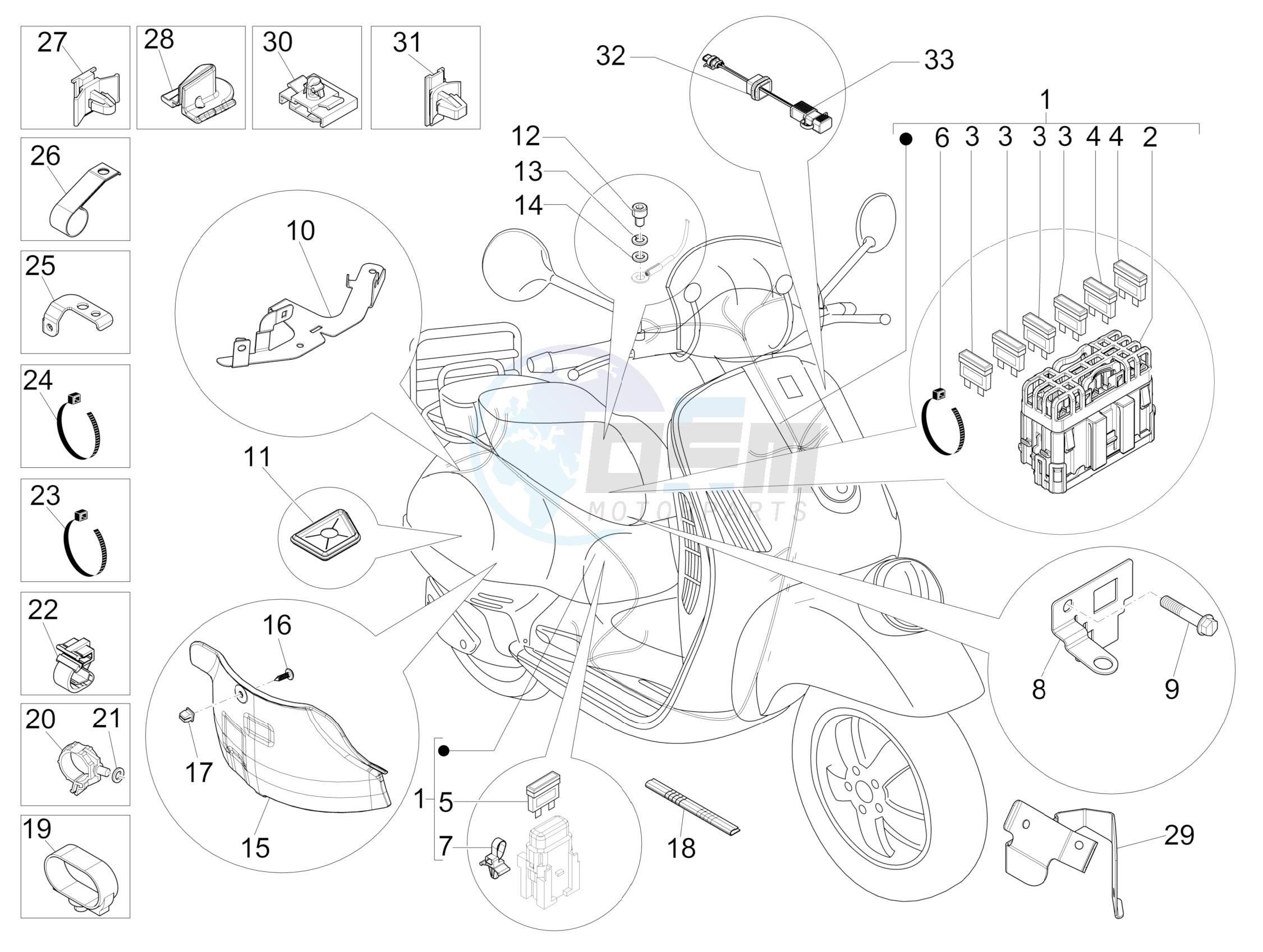 Main cable harness blueprint