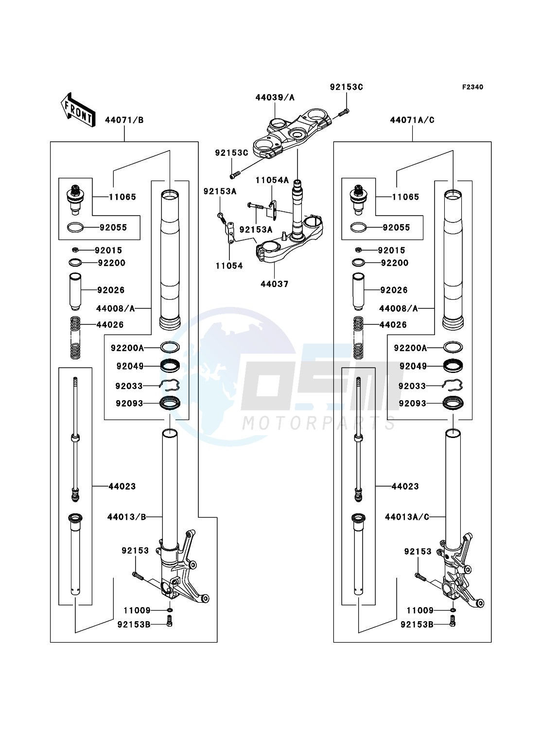 Front Fork blueprint