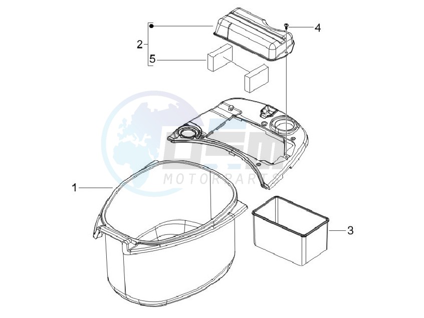 Helmet housing - Undersaddle blueprint