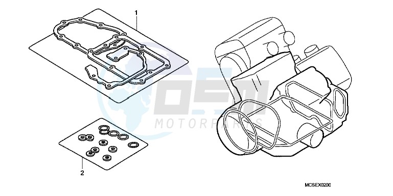 GASKET KIT B blueprint