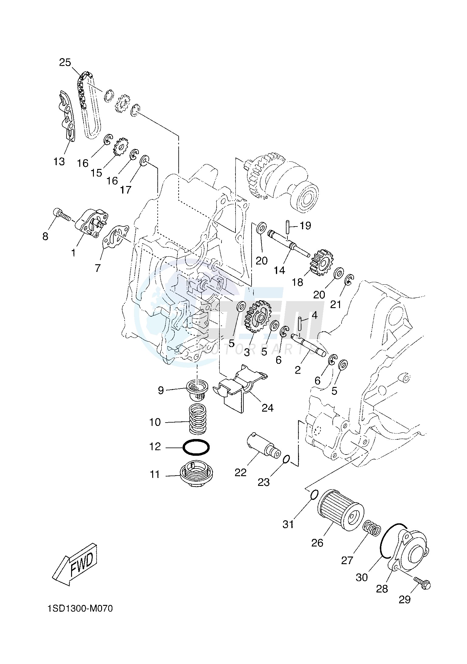 OIL PUMP blueprint