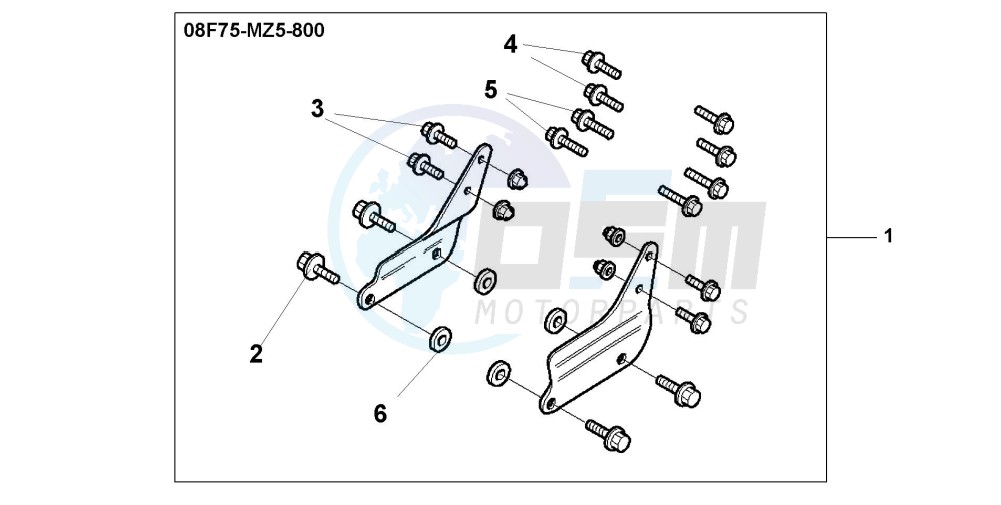 BACKREST STAY blueprint