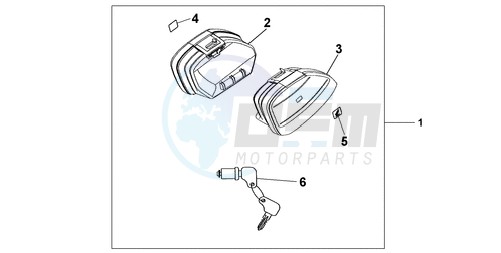 NARROW PANNIER SET blueprint