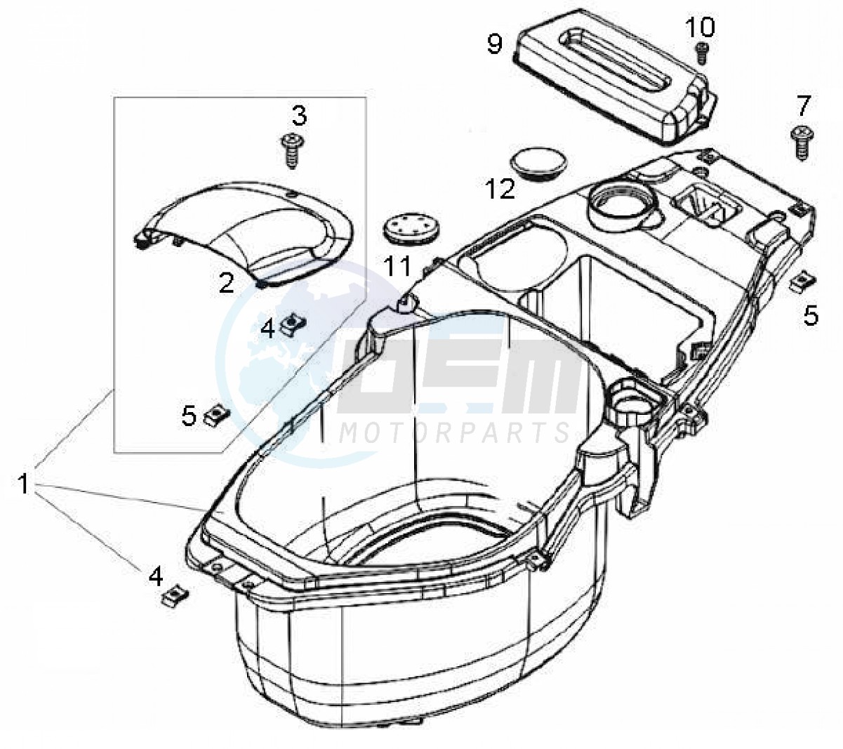 Helmet compartment (Positions) image