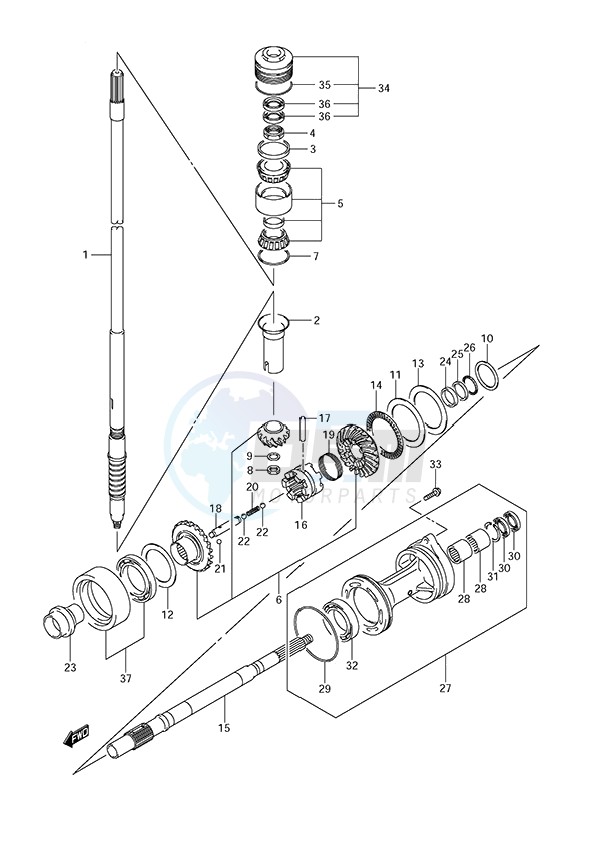 Transmission (C/R) image