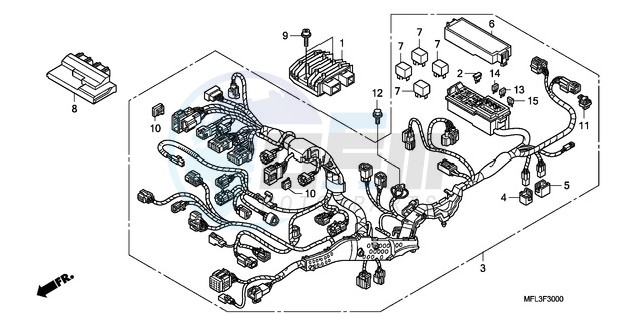 WIRE HARNESS (CBR1000RR) image