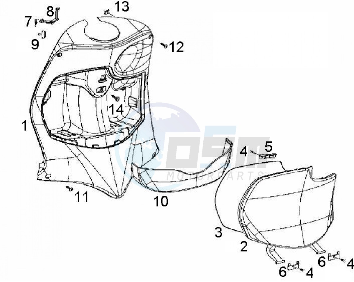 Front glove - box (Positions) image