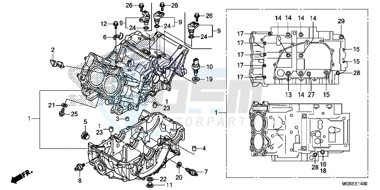 CRANKCASE blueprint