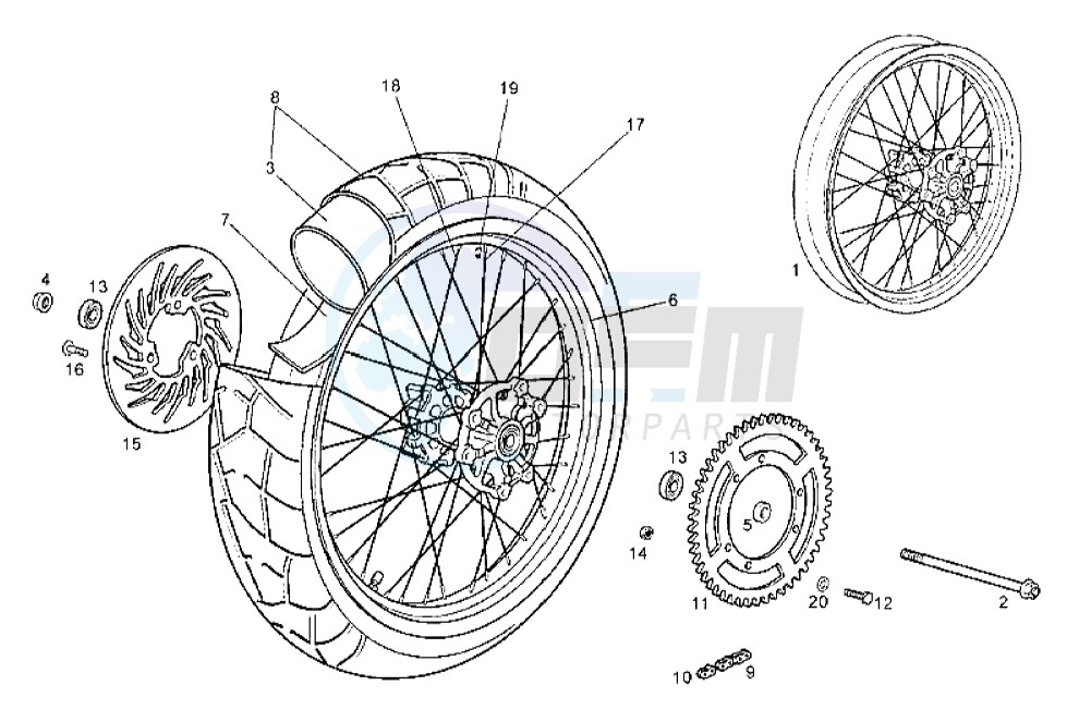 Rear Wheel blueprint