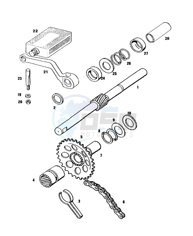 Strarter mechanism (kick) blueprint
