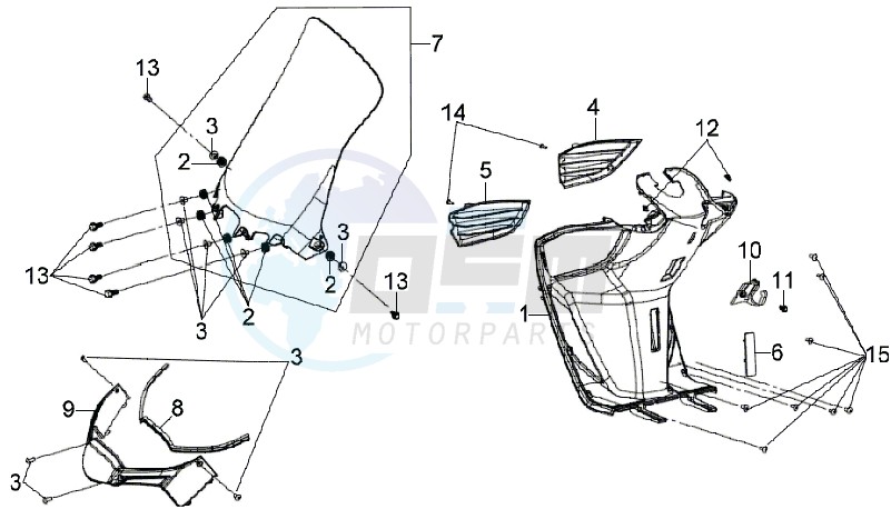 INNER LEG SHIELD / UNDERTAIL image