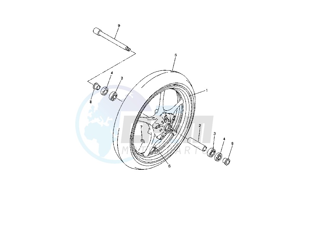 FRONT WHEEL image