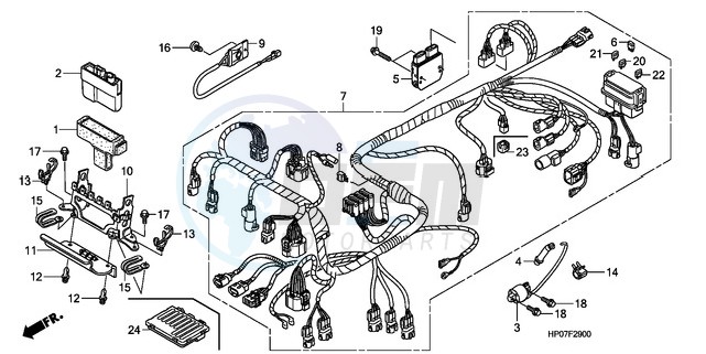 WIRE HARNESS blueprint