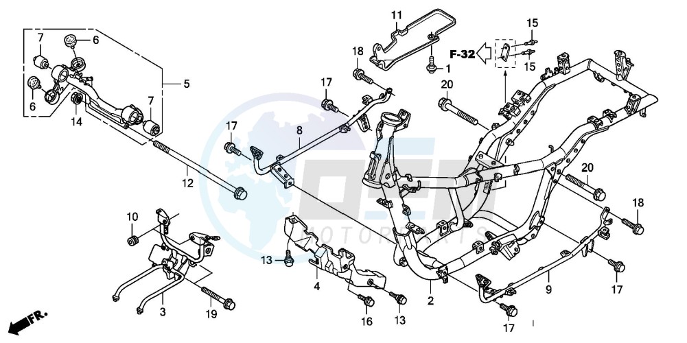 FRAME BODY (FES1253-5)(FES1503-5) blueprint