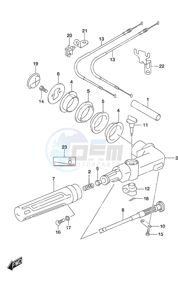 Tiller Handle image