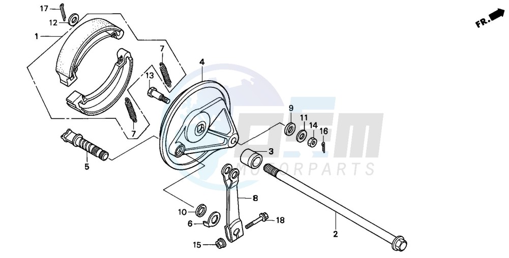 REAR BRAKE PANEL image