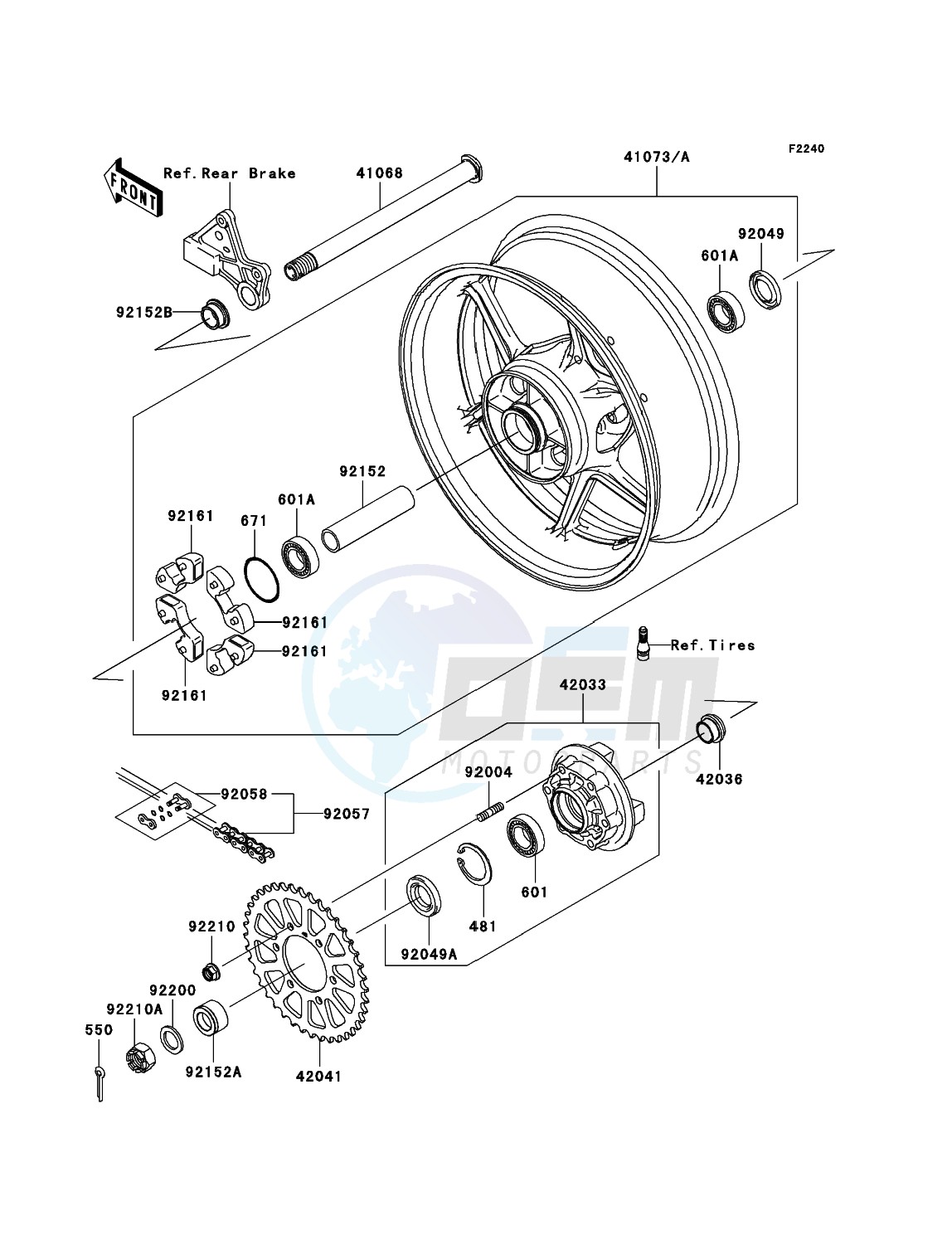 Rear Hub blueprint