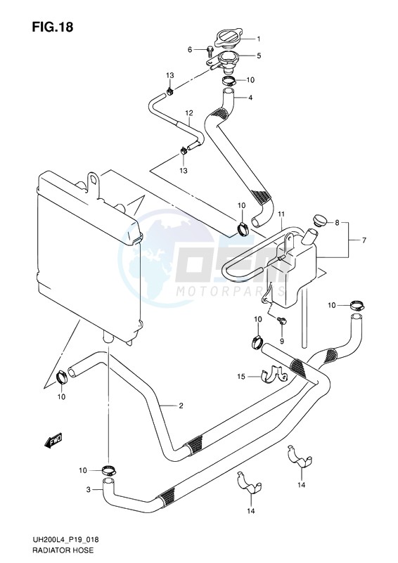 RADIATOR HOSE image