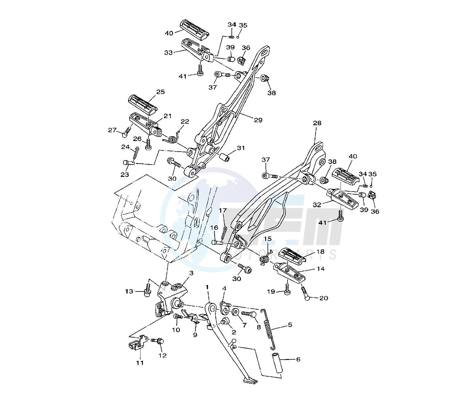 STAND AND FOOTREST image