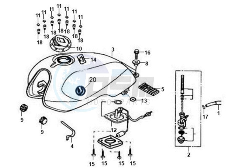 FUEL TANK - FUEL CUT blueprint