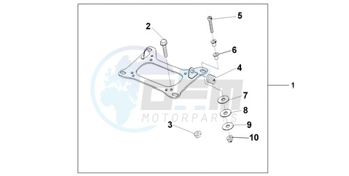 KIT CARRIER BRKT blueprint