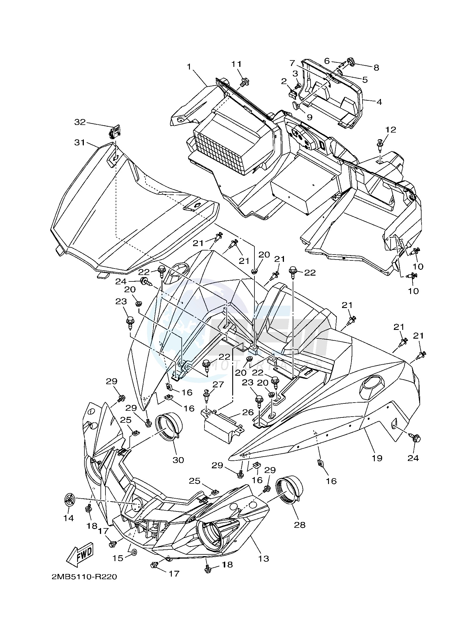 FRONT FENDER image