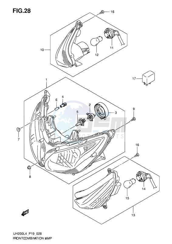 FRONT COMBINATION LAMP image