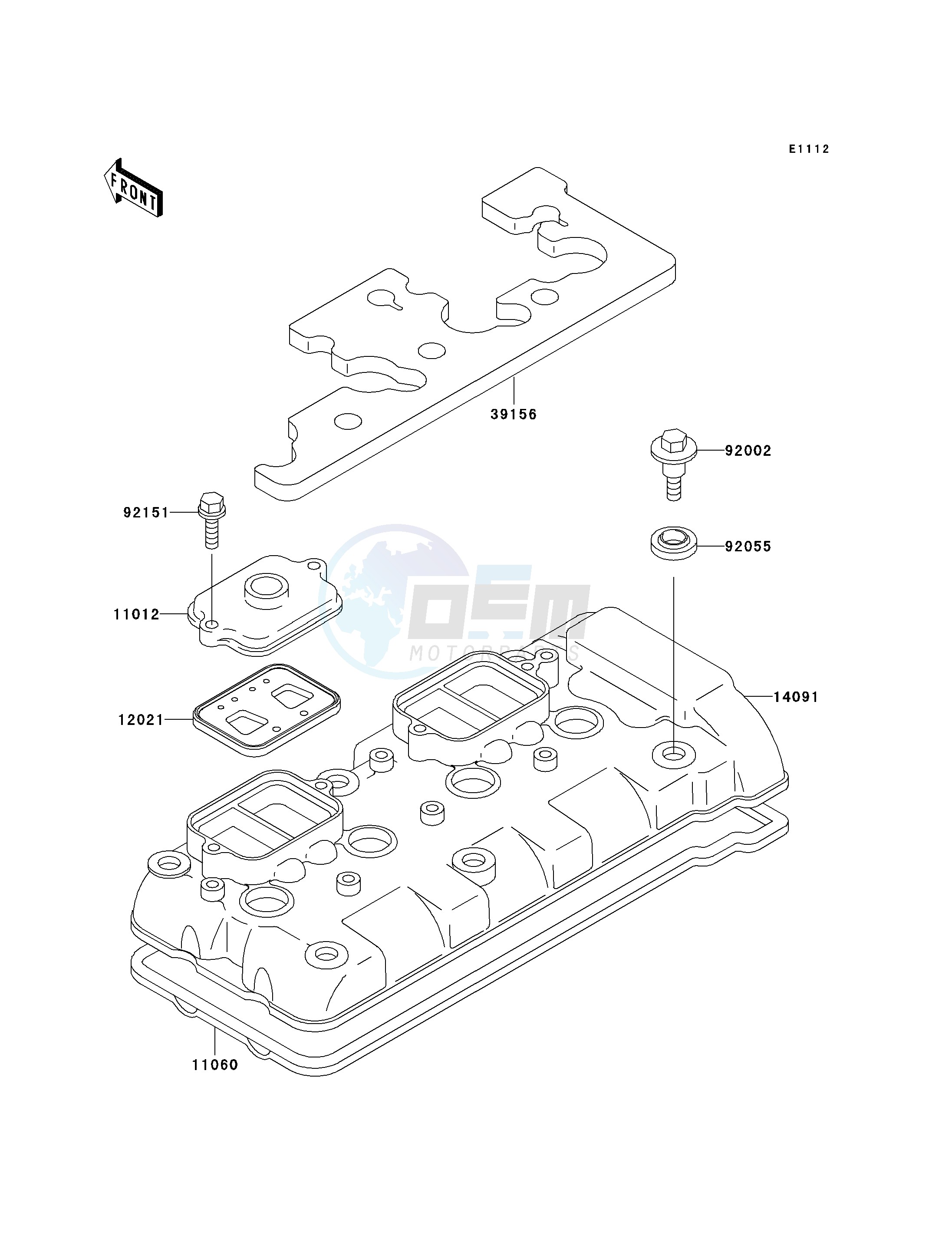 CYLINDER HEAD COVER blueprint