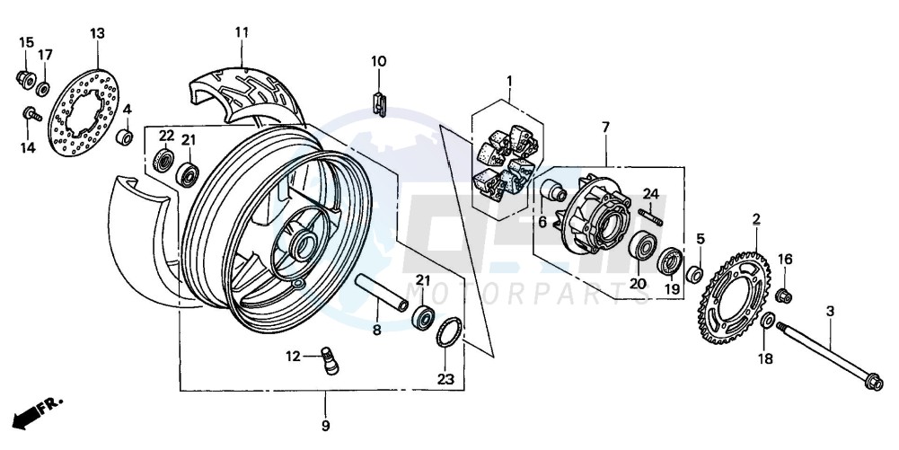 REAR WHEEL blueprint