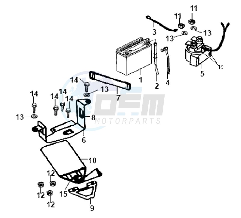 BATTERY - BATTERY HOLDER blueprint