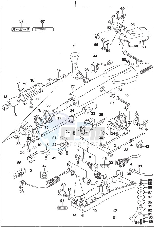 Tiller Handle image