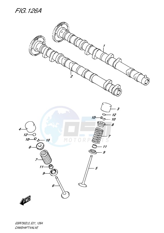 CAMSHAFT-VALVE image