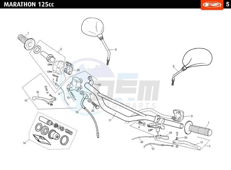 HANDLEBAR - CONTROLS blueprint