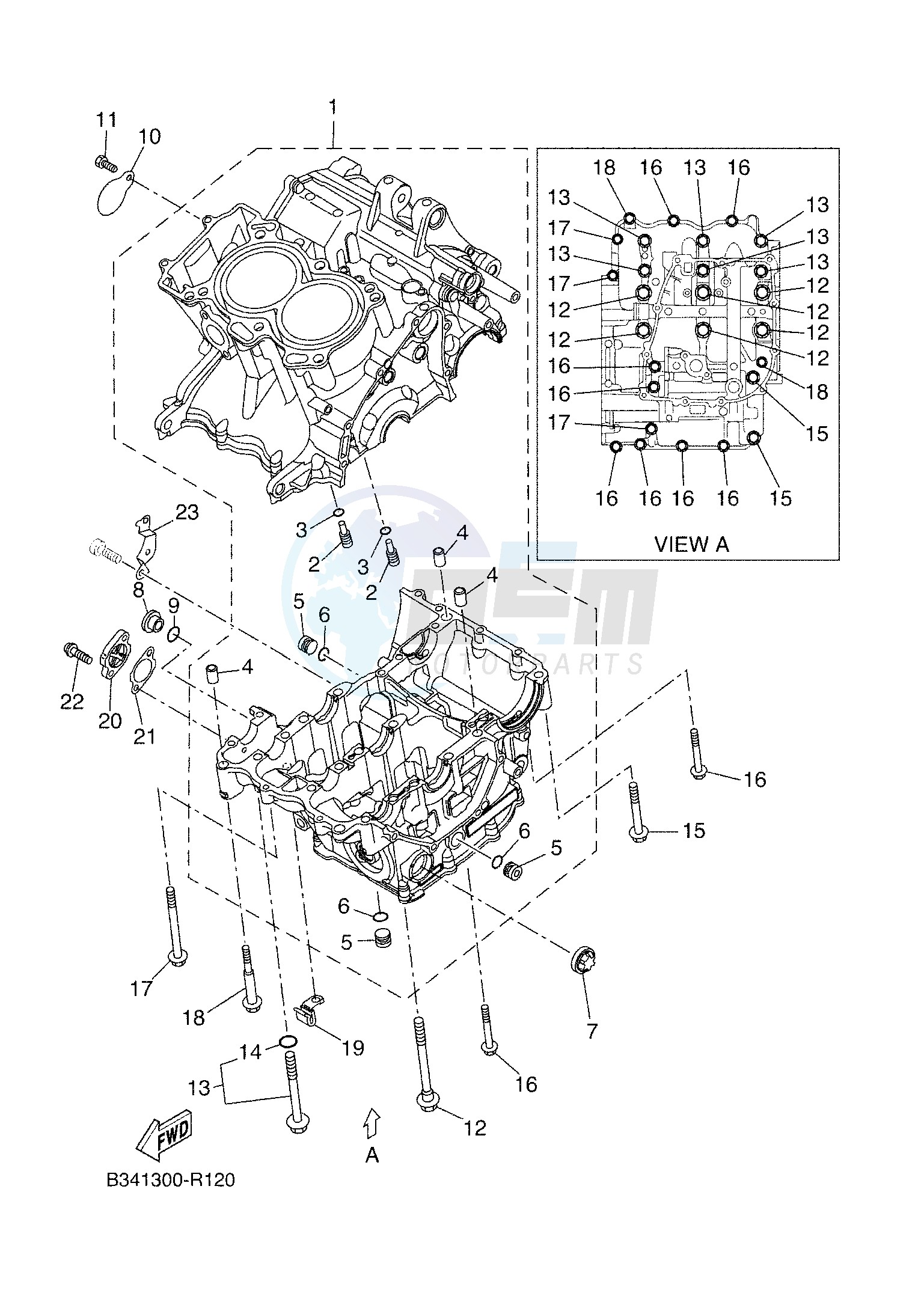 CRANKCASE blueprint