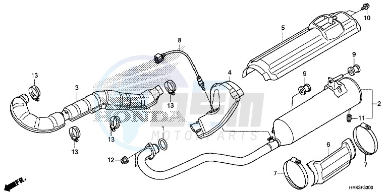 EXHAUST MUFFLER image