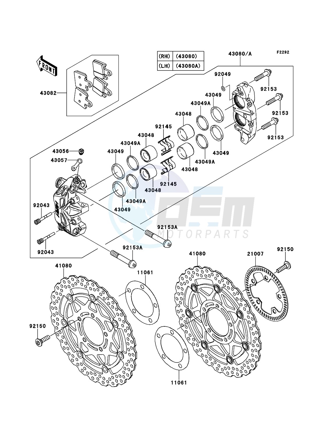 Front Brake blueprint