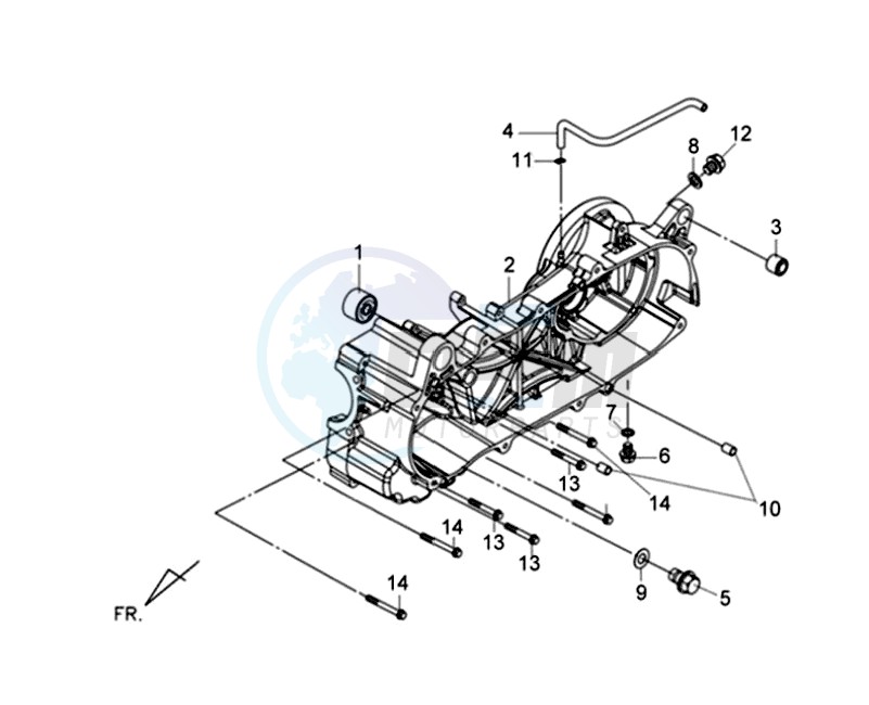 CRANKCASE LEFT image