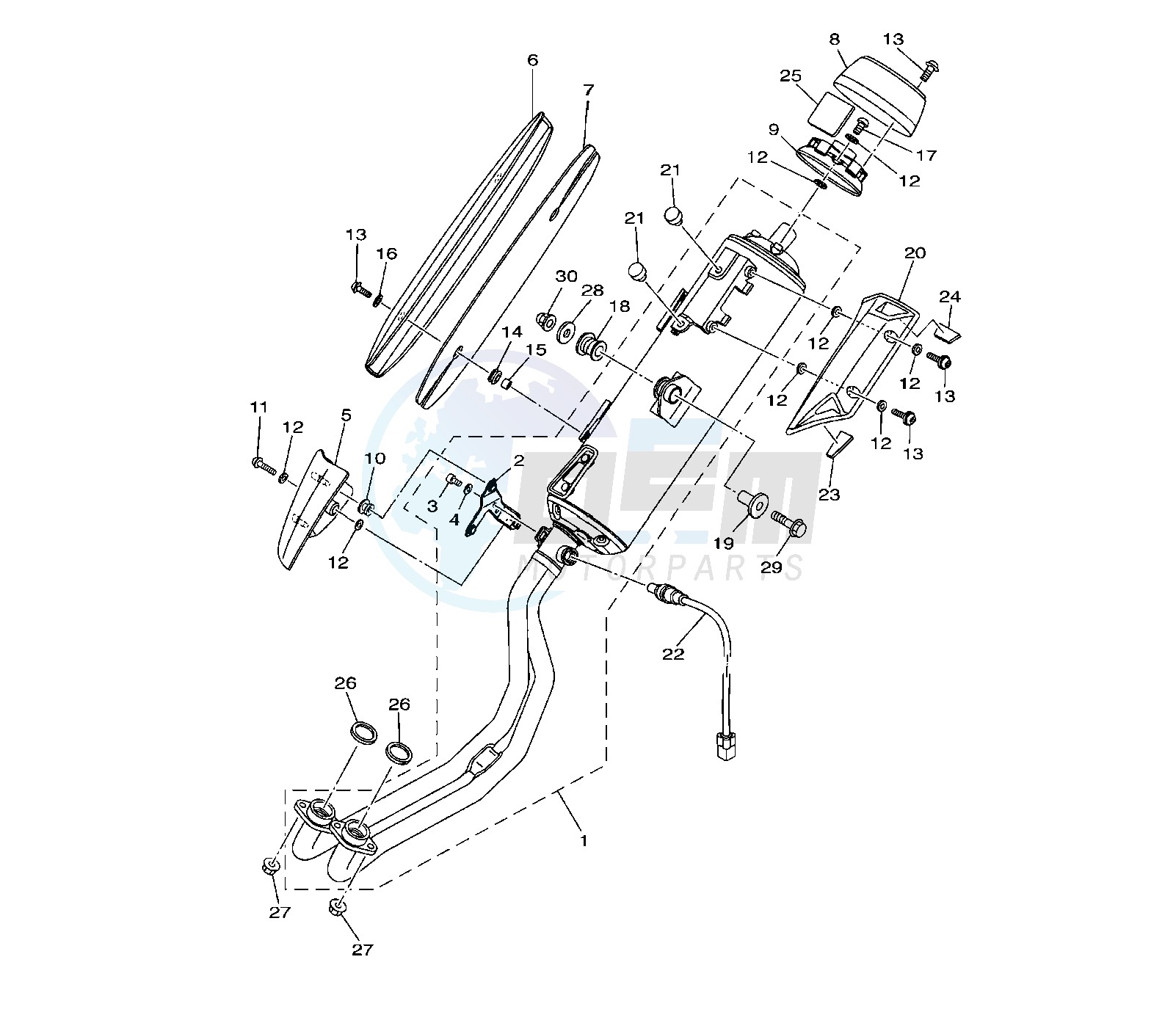 EXHAUST 4B59-5N-5V blueprint