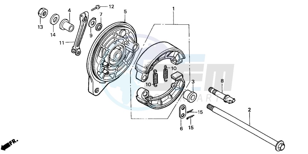 REAR BRAKE PANEL image