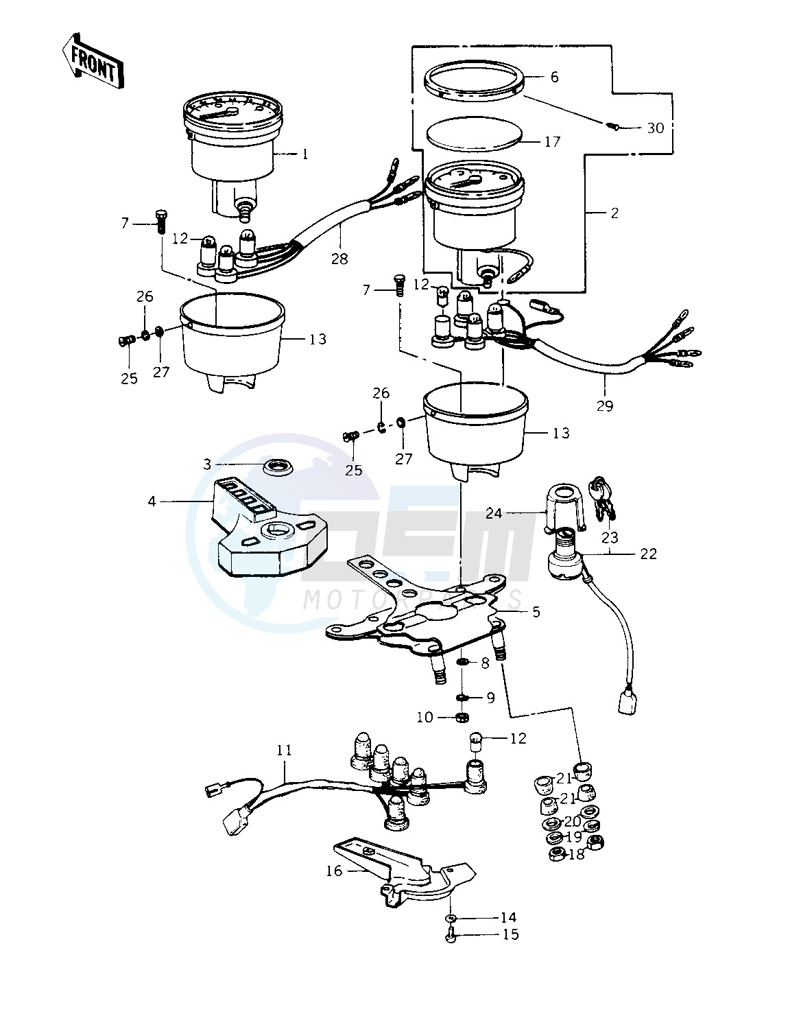 METERS_IGNITION SWITCH -- 78 C1_C1A- - blueprint