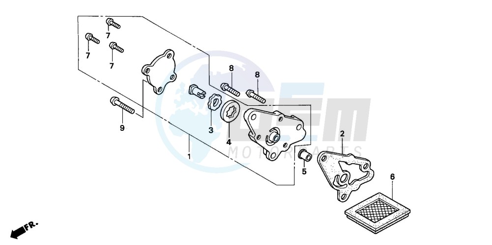 OIL PUMP blueprint